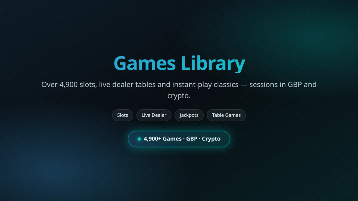 King Hills Casino games lobby overview — slots, live dealer and table games